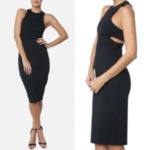 T by Alexander Wang | Ponte Bandeau Cutout Dress